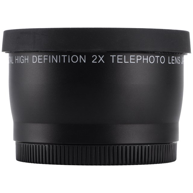 Lente De Aumento De Cámara, Teleobjetivo Duradero, Para Lente De Cámara Con Diámetro De Filtro De 55 Mm