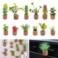 thumbnail image 3 of Guardoinrt Plant Fridge Magnets Fridge Magn-et Decoration Refrigerator Sticker Potted Succulent Plants Magn-et Stickers Cute 16PCS, 3 of 6