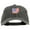 Black, variant on USA Flag Ohio Map Embroidered Washed Buckle Cap - Khaki OSFM