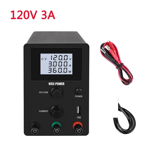 Régulateur de Commutation Réglable pour Écran LCD 120V 3A, Alimentation CC, Réparation et Remise à Neuf pour Ordinateur Portable - Alimentation de Laboratoire CC 30v 10a