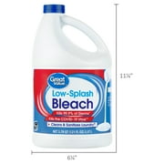 Great Value Concentrated Low Splash Bleach, 121 fl oz