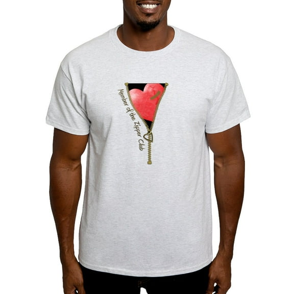 CafePress - Zipper Design 2 Light T Shirt - Light T-Shirt - CP