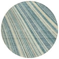 thumbnail image 2 of Addison Rugs Chantille Indoor/Outdoor Transitional Stripes Sky Washable Round Rug, 8' x 8', 2 of 6