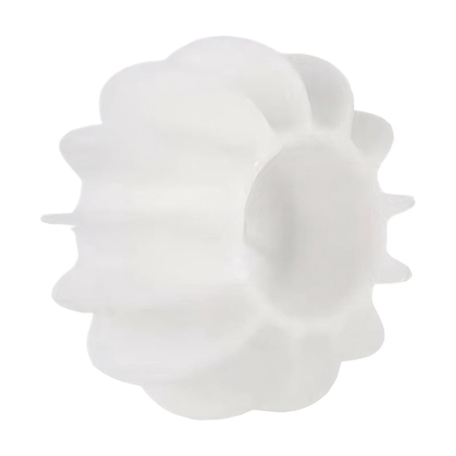 ZheElen Quick Drying Dryer Wool Balls For All Fabrics Easy To Laundry Wool Dryer Balls white 1pc