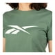 thumbnail image 4 of Playera Reebok Basic Cotton Tee Para Mujer Color Verde Modelo TS0137, 4 of 4