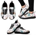 thumbnail image 1 of Zapatos ligeros con cordones y diseño de gato de enfermera de dibujos animados, zapatos deportivos transpirables de verano para exteriores, zapatos con patrón de gato, 1 of 6
