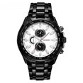 thumbnail image 4 of Reloj suizo para hombre, correa de acero inoxidable, reloj de cuarzo de alta calidad a la moda, 4 of 5