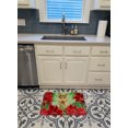 thumbnail image 3 of Carolines Treasures CK1359RUG German Shepherd No.2 Poinsettas Machine Washable Memory Foam Mat, 3 of 4