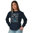 thumbnail image 3 of Popeye The Sailor Man On Repeat Retro Long Sleeve TShirt Men Women Brisco Brands S, 3 of 6