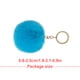 thumbnail image 5 of Cateissary Fuzzy Ball Llavero Llaveros Conveniente Multi-colores Llaveros Mujeres para Niños Adultos Ancianos Estudiantes Azul Cielo 6cm Cielo azul 6cm 2piezas, 5 of 6