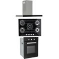 thumbnail image 1 of Temax + Capella + Motrix ODIPO Campana pared con parrilla de empotre cristal y horno cristal, 1 of 4