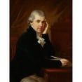 thumbnail image 2 of Johann Baptist von Lampi the Elder 12x14 Black Ornate Wood Framed Double Matted Museum Art Print Titled: Portrait of a Man (1790-1799), 2 of 5