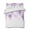 Purple Green, variant on Quilts King Size, Wisteria Flowers Soft Comforter Bedding Set for Bed, Purple Floral Warercolor Summer Lightweight Quilted Bedspread with Pillow Cover(2 Pieces) for All Season, 96x106 Inch