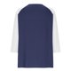 thumbnail image 5 of Cowsor Girl's Casual 3/4 Sleeve T Shirts Button V Neck Tunic Blouses Color Block Basic Tee Tops Loose Fit Summer Shirt, 5 of 6