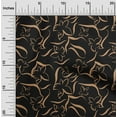 thumbnail image 2 of oneOone Silk Tabby Black Fabric Floral & Diy Clothing Quilting Fabric Print Fabric By Yard 42 Inch Wide, 2 of 4