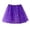 11-Purple303, variant on Puliio Women Mini Tutu Skirt Star Print Tulle Elastic Waist Holiday Party Dancing A-Line Skirt