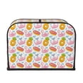 thumbnail image 2 of Fotbe Flamingo And Pineapple for Four Slice Toaster Cover, Fingerprint Protector, Super Soft Appliance Cover And Dust Cover,Bread Dust Cover & Fingerprint Protection, 2 of 7