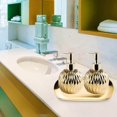 thumbnail image 3 of facefd Ceramic Soap Dispenser Massage Oil Body Wash Refillable for Bathroom style C, 3 of 9