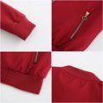 thumbnail image 4 of U.Vomade Mode Veste Automne Hiver pour Femmes Décontractée Couleur Unie Veste en Coton Fine, 4 of 5