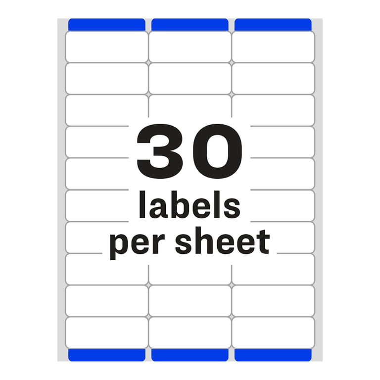 Printable Templates Avery 5160 Blank