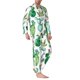 thumbnail image 2 of Fotbe Cactus Plants1 Pijama de Hombre con Estampado de Manga Larga, Conjunto de 2 Piezas, Ropa de Dormir Suave y Cómoda con Bolsillos-Small, 2 of 7