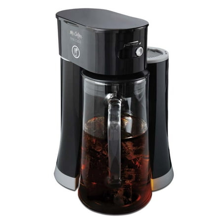 Mr. Coffee Tea Cafe 2-in-1 Black Iced Tea Maker with Glass Pitcher - (Best Home Iced Tea Maker)