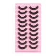 thumbnail image 1 of LTWEGO 10/5 pares 3D suave Faux Mink pestañas postizas pestañas naturales desordenadas entrecruzadas Wispy Fluffy pestañas extensión herramientas de maquillaje Tan Jianjun unisex, 1 of 2
