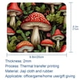 thumbnail image 5 of Mushroom Printed Desk Mat Mousepad, Non-Slip Rubber Bottom, 8.3x9.8 Inch, Suitable for Office and Gaming, 5 of 6