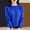 Blue, variant on Thermal Underwear Top for Women Slim Knit Long Sleeve Solid Color Base Layer Shirt Ideal for Autumn and Winter Comfort Gold