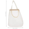 thumbnail image 2 of Hytrove 5Ud Bolsa De Almacenaje De Malla Beige Para Para Cebollas Y Papas, 2 of 6