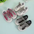 thumbnail image 4 of Zapatillas de deporte informales para niños, zapatos de tablero de cinco estrellas para mujer, ligeros y versátiles, color blanco, primavera y otoño, 2024, 4 of 5