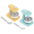 thumbnail image 1 of KAKOWELY 2 juegos de mini batidoras de juguete simuladas, electrodomésticos de juguete, mini suministros de cocina para el hogar., 1 of 5