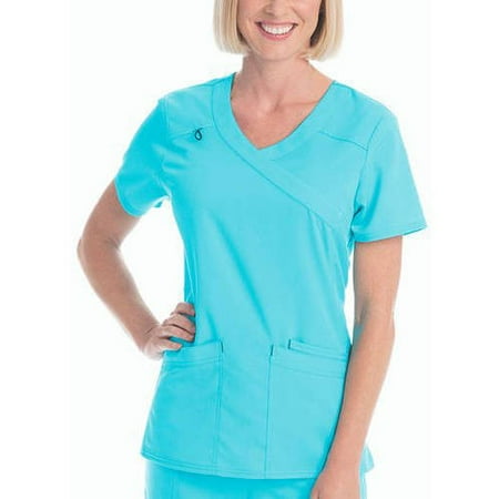 Download SCRUBSTAR Women's Premium Collection Rayon Mock Wrap Scrub ...