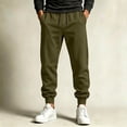 thumbnail image 2 of Sweatpants for Men Basic Fleece Joggers with Pockets Solid Color Elastic Drawstring Waist Athletic Sweat Pants 2026, 2 of 10