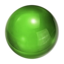 Uxcell 50mm/2" Crystal Sphere Ball Glass Solid Decorative Sphere Crystal Ball Prop Ornament for Feng Shui Divination Tabletop Fountain Decoration, Green