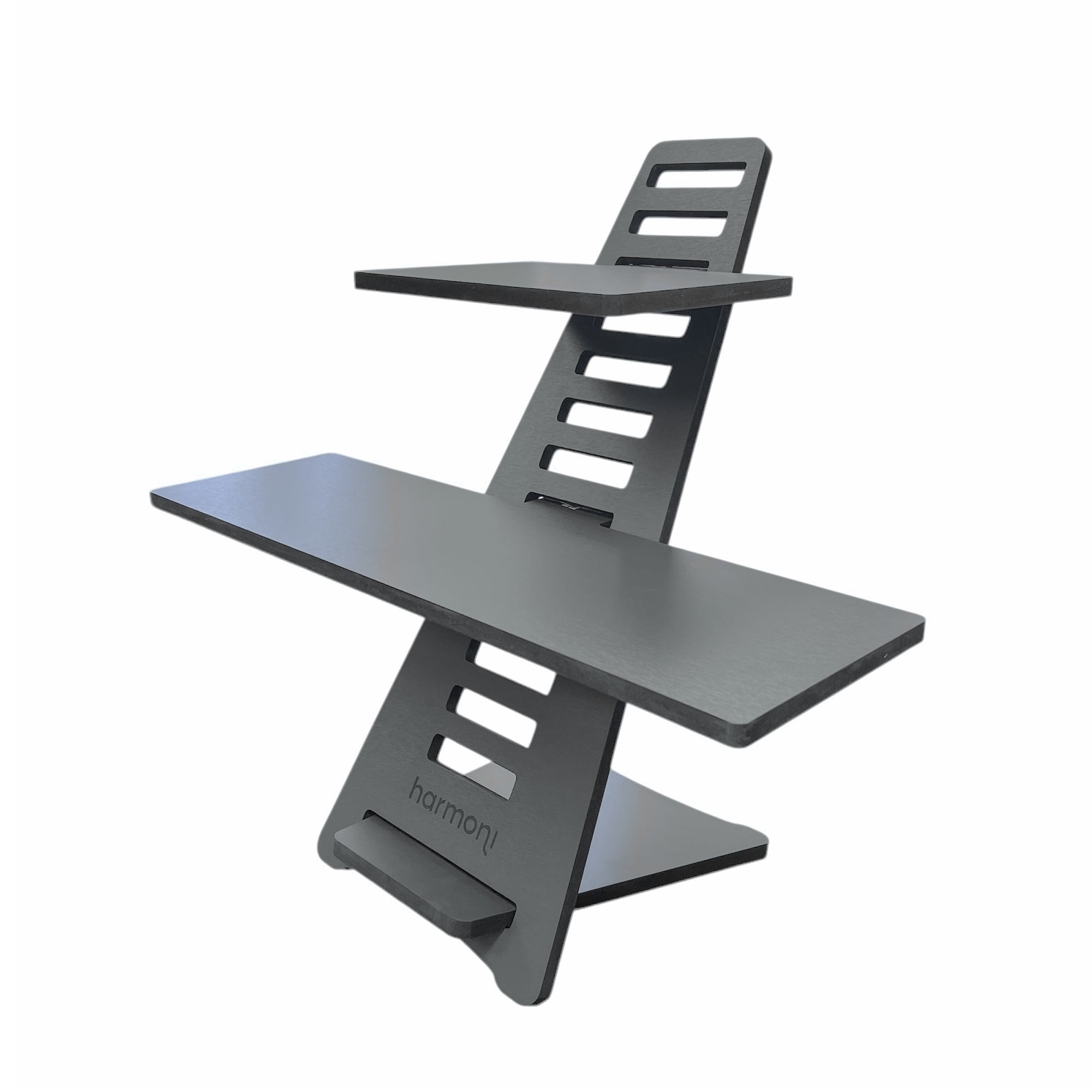 Wooden Standing Desk, Laptop Desk Attachment Height Adjustable Stand ...