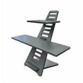 thumbnail image 1 of Wooden Standing Desk, Laptop Desk Attachment Height Adjustable Stand Table Raiser for Home, Office (Black), 1 of 5