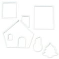 thumbnail image 1 of Cookie Cutter Plastic House 7PCS Cute Biscuit Cutter Cake Mold for Christmas, 1 of 10