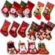 thumbnail image 4 of Calcetines de Feliz Navidad, saco de adornos de árbol de Navidad, bolsa de dulces de regalo, telas lindas con múltiples estilos para elegir, 4 of 4