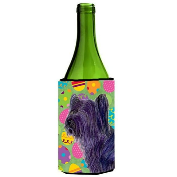 Skye Terrier Easter Eggtravaganza Wine bottle sleeve Hugger - 24 oz.