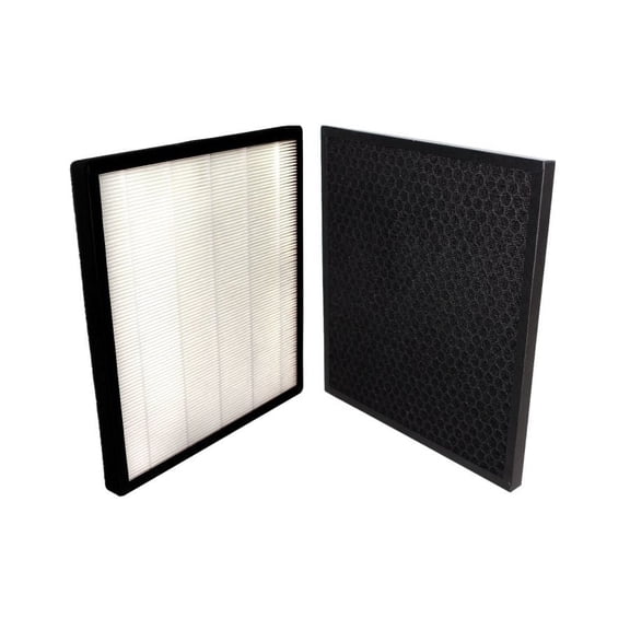 HSP001 True HEPA Carbon 4-Stage Filter | Compatible with Hathaspace HSP001 HPF01M Fits Smart Air Purifier by LifeSupplyUSA (2-Pack)