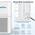 thumbnail image 4 of Airfire Air Purifier for Large Rooms up to 1850 Sq Ft, Smart WiFi Air Purifier with H13 True HEPA Filter, Ideal for Smoke, Dust, Pets & Allergies, 4 of 15