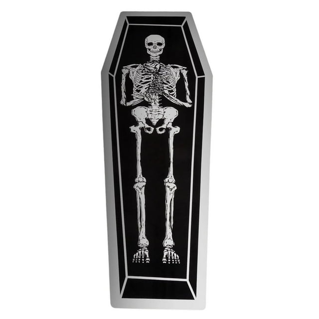 TIELUTT Halloween Novelty Coffin Rug Bath Mat with & Coffin Designs Non Floor Carpet for Comfortable Throw Blankets Throw Woven Blanket Extra Long Throw Blanket Fall Couch Throw Christmas Throw