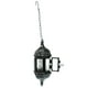 thumbnail image 5 of Portavelas marroquí, farol de metal, farol de jardín con cadena de hierro para Negro, 5 of 9