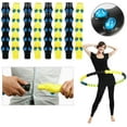 thumbnail image 3 of Weighted Hoop For Adults, Removable Magnetic Massage Fitness Hula Hoop 8-Piece Foldable Exercise Ring For Losing Weight At Home, 3 of 7