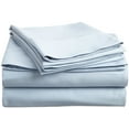 thumbnail image 2 of 300 Thread Count Split King Sheet Set Egyptian Cotton Solid-Light Blue, 2 of 2