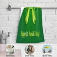 thumbnail image 5 of SKYSONIC 2 Pack Green St Ribbon Hand Towels, Ultra Soft and Absorbent, Saint Patrick's Day Decorative Fingertip Towel for Home, Bathroom, Kitchen, 28.3"x14.4", 5 of 5