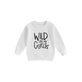 thumbnail image 1 of Faithtur Chandails d'Automne pour Filles Manches Longues Col Rond Imprimé Lettres Coupe Ample Chandail, 1 of 8