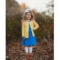 thumbnail image 2 of Girls Soft Cotton Button-Down Cardigan | Yellow, 2 of 5
