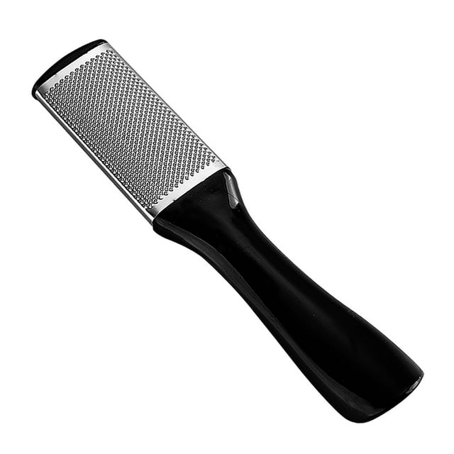 Lima y raspador de pies de acero inoxidable. Herramienta para pedicura y cuidado de los pies. Raspador de piel para pedicura y cuidado de los pies
